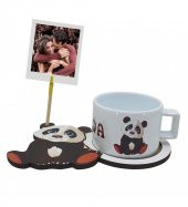 Sevimli Panda 3D Figürlü Kupa Bardak (Fotoğraf Hediyeli) - 3