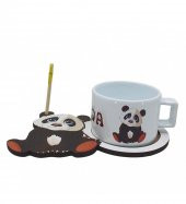 Sevimli Panda 3D Figürlü Kupa Bardak (Fotoğraf Hediyeli) - 4
