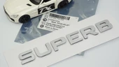 DK Tuning Skoda SUPERB Bagaj Yeni Nesil Gri Yazı Logo Arma thumbnail 6
