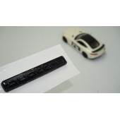 DK Audi Quattro Siyah Metal 3M 3D Bagaj Logo Amblem - 1