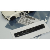 DK Audi Quattro Siyah Metal 3M 3D Bagaj Logo Amblem - 5