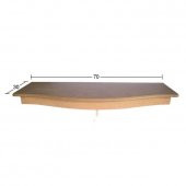 Ahşap Bombe Raf 70x30cm RA512 - 1