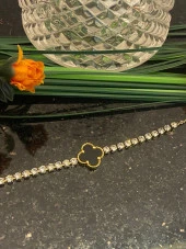 Aksesuar Çarşısı Su Yolu Yonca Detaylı Bileklik thumbnail 2