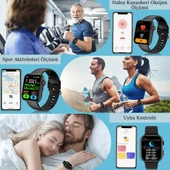 FS7 Ma Konuşma Cevaplama Uygulama Özellikli Bluetooth Saat thumbnail 5