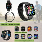 FS7 Ma Konuşma Cevaplama Uygulama Özellikli Bluetooth Saat thumbnail 3