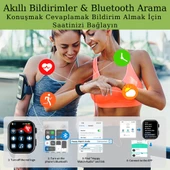 FS7 Ma Konuşma Cevaplama Uygulama Özellikli Bluetooth Saat thumbnail 2