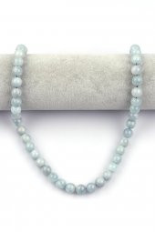 Akuamarin ( A Kalite ) Doğal Taş Dizi 10 mm Küre Kesim thumbnail 2