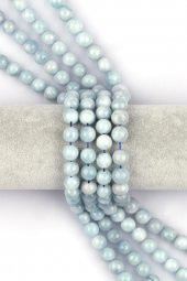 Akuamarin ( A Kalite ) Doğal Taş Dizi 10 mm Küre Kesim thumbnail 1