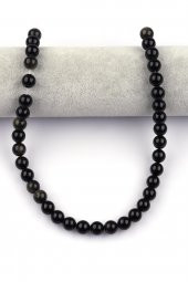 Golden Obsidyen ( B Kalite ) Doğal Taş Dizi 10 mm Küre Kesim thumbnail 2