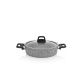 Schafer Eternal 2 li Set Basık Tencere 26Cm+Tava 26Cm-Gri - 5