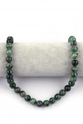 Anyolit Doğal Taş Dizi 10 mm Küre Kesim thumbnail 2