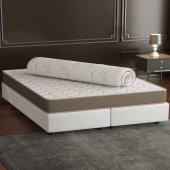 Mobpazar Full Ortopedik Bamboo Yatak Pedi 150X200 cm,Yatak Şiltesi,Topper - 2