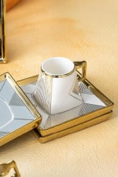 Acar Rosetta 6'lı Kahve Fincan Takımı HXF-21-0131 thumbnail 2