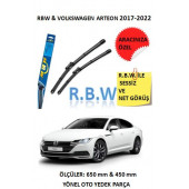 RBW Volkswagen Arteon (2017-2022) Aracınıza Özel Muz Tip Silecek Takımı - 1
