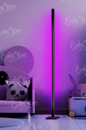 CRİSTA  Led Dekoratif Lambader -Led Lamba Işık Sistemi- Siyah - Full Rgb renk - 1