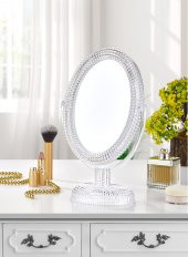 DESENLİ MAKYAJ AYNASI (ŞEFFAF) - 1