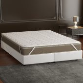 Mobpazar Full Ortopedik Bamboo Yatak Pedi 130X190 cm,Yatak Şiltesi,Topper - 1