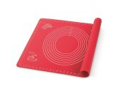 Silicolife Ölçülü Silikon Hamur Açma Matı 40x50cm, Silikon Spatula, Silikon Fırça - 2
