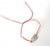 Bileklik Baykuş Nazarlı Kötü Göz Kovucu Ayarlanabilir İp Şans Bileklik Bijuteri Takı Halhal - 2