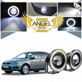 Ford Focus 2,5 Uyumlu, Universal Mercekli Led Angel Sis Farı, 76mm Beyaz Renk - 1