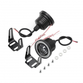 Ford Focus 3 Uyumlu, Universal Mercekli Led Angel Sis Farı, 76mm Beyaz Renk - 4