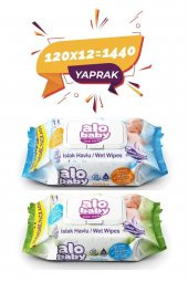 Alobaby Ekopack Islak Havlu 120li - 12 X 120li - 1440 Adet - 3