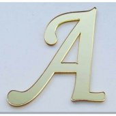 Benim Marifetlerim A Harfi Altın Aynalı Pleksi 4 cm - 1