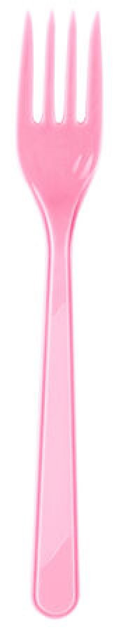 Benim Marifetlerim Pembe Plastik Çatal 25 Adet - 1