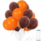 Benim Marifetlerim Metalik Turuncu Kahverengi Balon 12 inch 30 Adet - 1