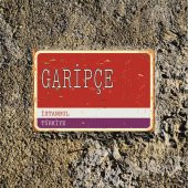 İstanbulun Meşhur Yerleri -Galip Dede Caddesi- Retro Ahşap Dekor Duvar Plaka - 3