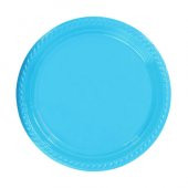 Benim Marifetlerim  Mavi Plastik Tabak 25 Adet 22 cm - 1