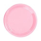 Benim Marifetlerim Pembe Plastik Tabak 22 cm 25 Adet - 1