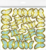 Benim Marifetlerim  Mavi Kelebek pasta Süsü 20 Adet thumbnail 1