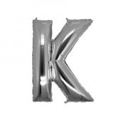 Benim Marifetlerim K Harfi Gümüş Folyo Balon 40 İnch 90 cm - 1