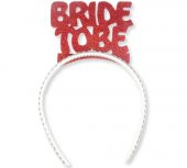 Benim Marifetlerim Evadan Simli Taşlı Kırmızı Bride Tobe Taç - 1