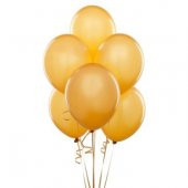 Benim Marifetlerim Metalik Altın Balon 12 İnch 10 Adet - 1
