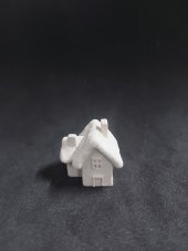 Dekoratif Kış Evi No:2 - 4x3,5cm - 1