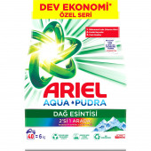 Ariel Dağ Esintisi 2'si 1 Arada Beyazlar ve Renkliler için 6 kg Toz Deterjan - 1