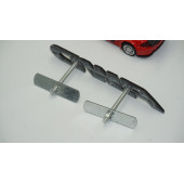 DK AWD All Wheel Drive Ön Panjur Siyah Metal 3D Yazı Logo thumbnail 4