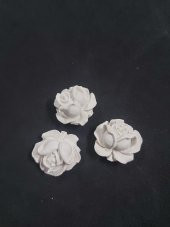 3 lü Minik Gül Çiçek Seti 3x2cm - 1