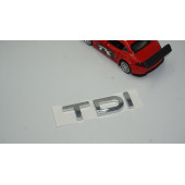 DK Audi TDi Yeni Nesil Bagaj Krom ABS 3M 3D Yazı Logo Amblem - 2