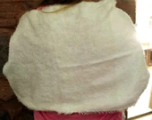 Mandaş Style El Dokuma Angora Bayan Şalı-Beyaz - 2