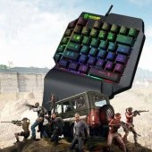 3 in 1 Pubg Mobil Oyuncu Klavye Mouse Seti Telefon Stantlı Bluetooth Bağlantılı - 2