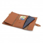 PRS Kadın Cüzdan Soft Dokulu Yumuşak Deri Cep Telefon Ve Para Bölmeli Kartlık Yağmur Model - 6