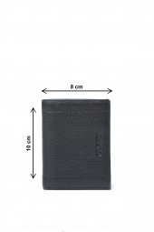 Guard 863 Wallet Erkek Deri Cüzdan Şeffat, Kredi Kartı, Kağıt para Bölümü - 1