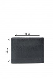 Guard Hakiki Deri Cüzdan Erkek Deri Cüzdan Kart Madeni Para Banknot Bölmeli 751 Wallet - 1