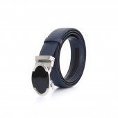PRS Otomatik Tokalı Kemer 3,5 cm Raylı Yeni Nesil Klasik Kemer - Cam Oval Toka Modeli - 1