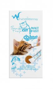 WhiteVeterinay Cat Cream Fish Snack Paste 4x15 Gr ( Kediler için Balıklı Sıvı Ödül Maması ) - 3