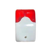 Electrosec IS-02 Dahili Flaşörlü Siren 12v Dc Işıklı 90dB Ses (İç Ortam) - 5