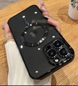 iPhone 14 Pro Max Kılıf Kamera Korumalı Magsafe Parlak Luxury thumbnail 10